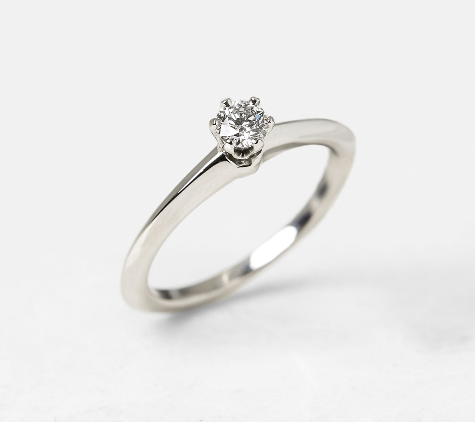 Tiffany & Co. Platinum 0.20ct Diamond Engagement Ring