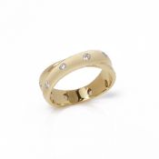 Tiffany & Co. 18k Yellow Gold Diamond Etoile Ring