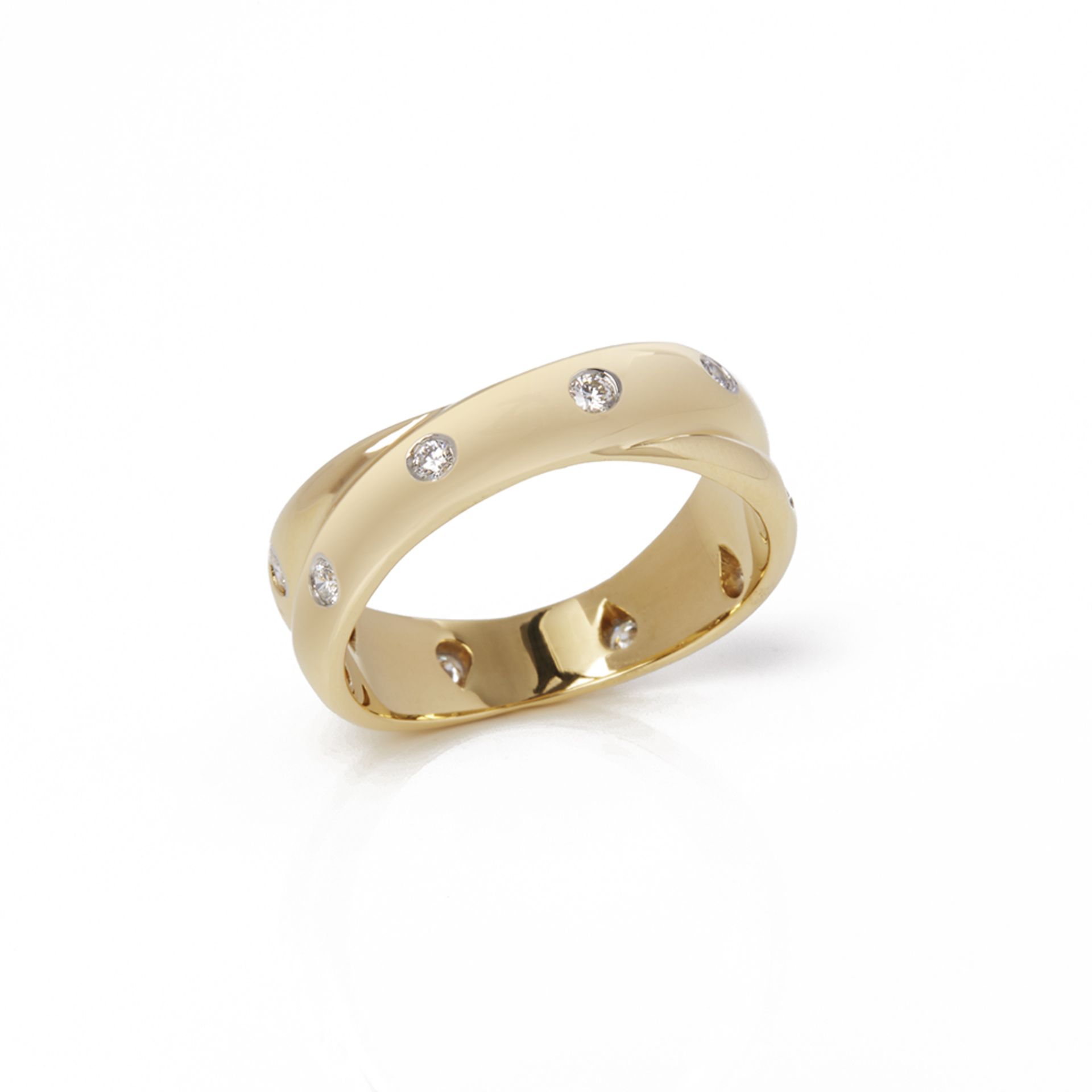 Tiffany & Co. 18k Yellow Gold Diamond Etoile Ring