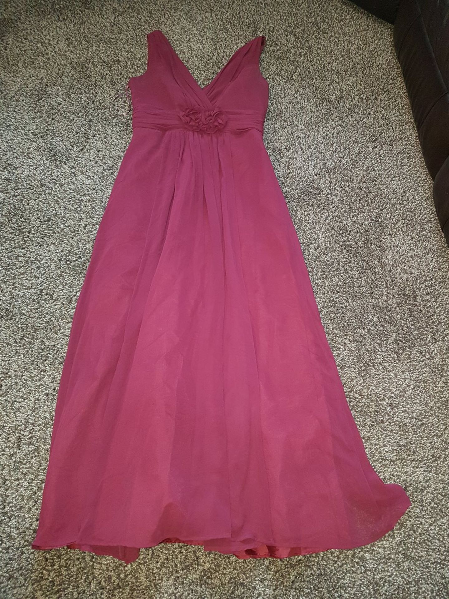 Customer Returns Dark Red Wedding/Evening Dress RRP å£300