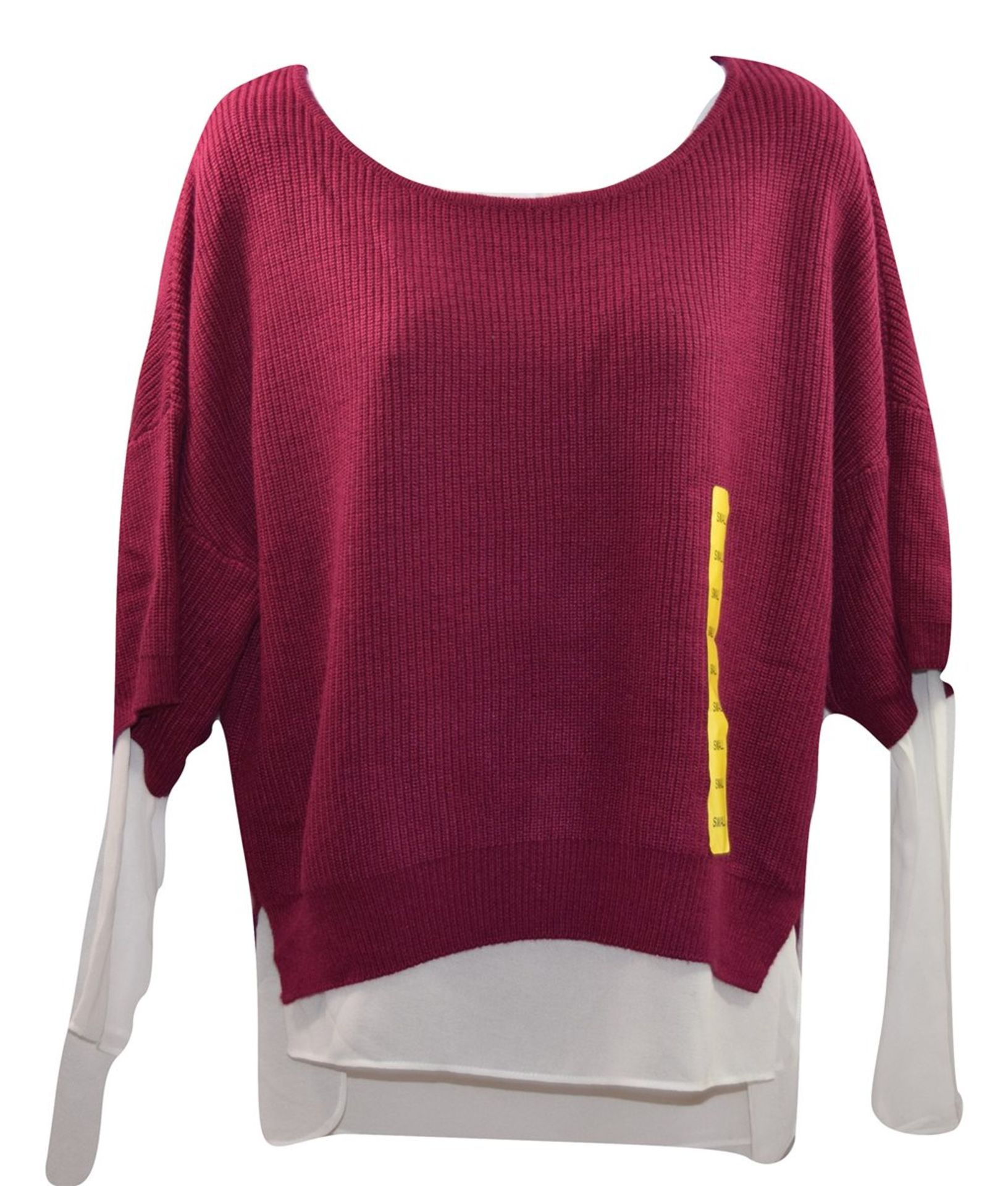 4 x Brand New Ladies Grace Knitwear Jumper - Double Layer White Blouse RRP å£80 - Image 2 of 2