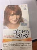 25 X 3 PACKS OF CLAIROL NICE AND EASY HAIR DYE 108 NATURAL GOLDEN