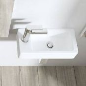 Pallet - 449 - 16 x Nano 55cm Left hand basin - SKU - 486569 RRP £1295.84