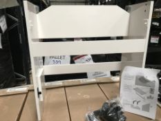 Pallet 323 - 5 x GLOSS WHITE WC UNIT CARCASE