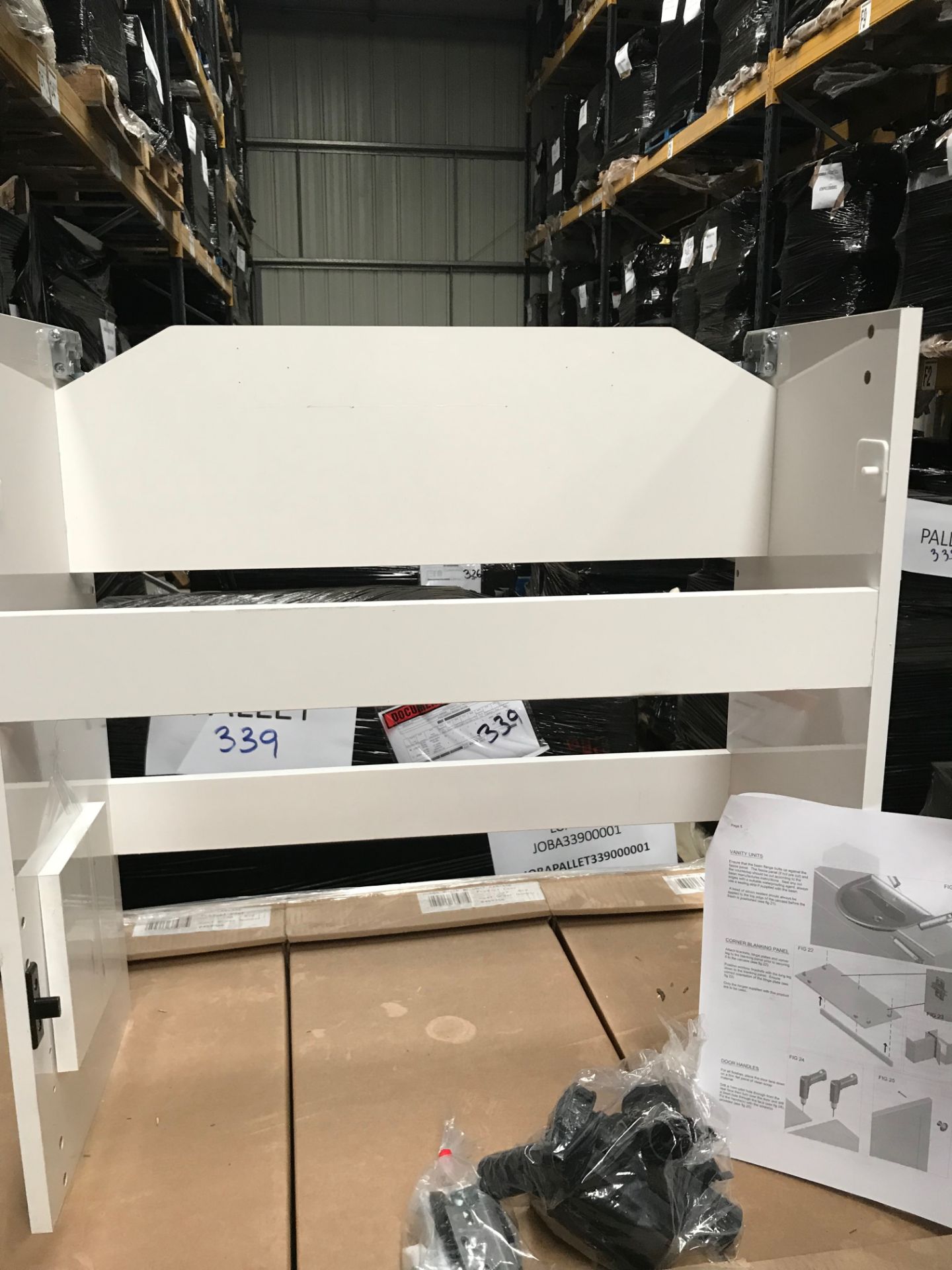 Pallet 323 - 5 x GLOSS WHITE WC UNIT CARCASE - Image 2 of 4