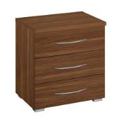 Pallet 437 - 8 x WALNUT 3 DRAWER UNIT CARCASE