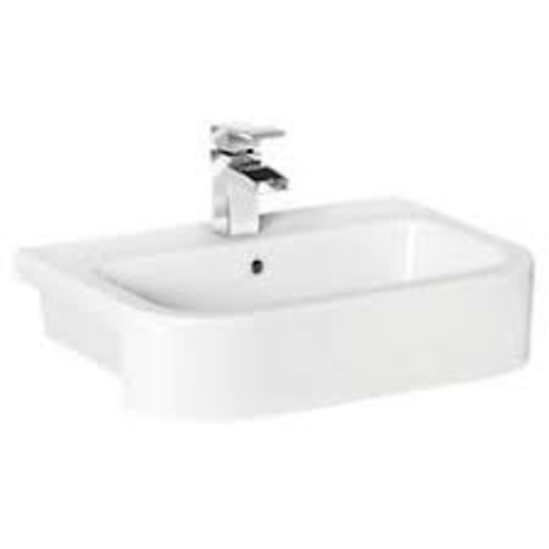 1 x Homebase Semi Recess Basin