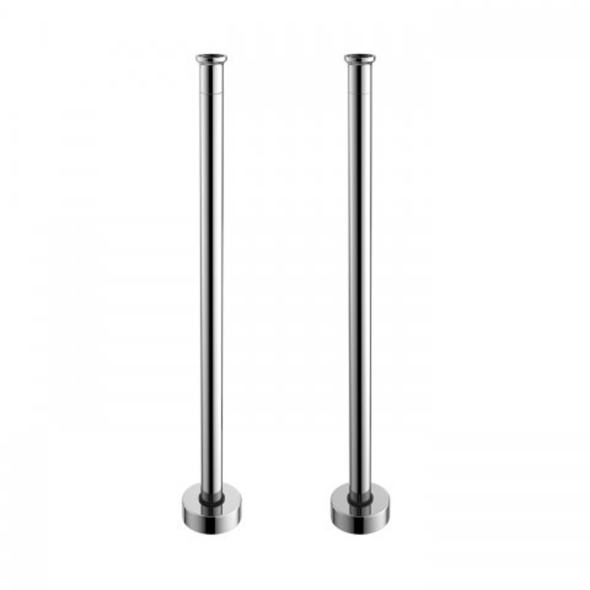 (I73) Two Standpipes for Freestanding Bath Taps RRP £94.99 These two standpipes are designed for use