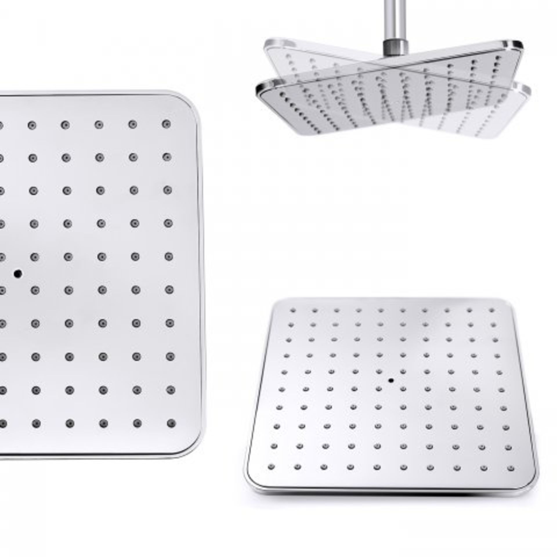 (I50) Square Exposed Thermostatic Shower Kit & Slimline Head RRP £299.99 Simplistic Style The - Bild 2 aus 6