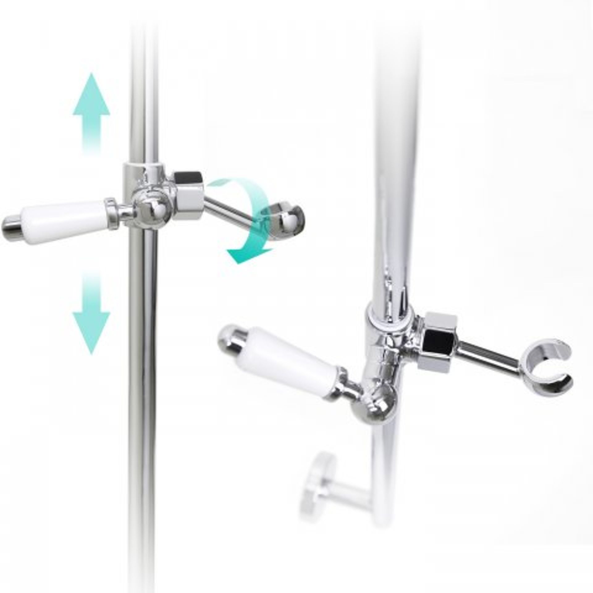 (V21) Traditional Exposed Bar Mixer Kit We take our cues from the Victorian times with our round - Image 6 of 6