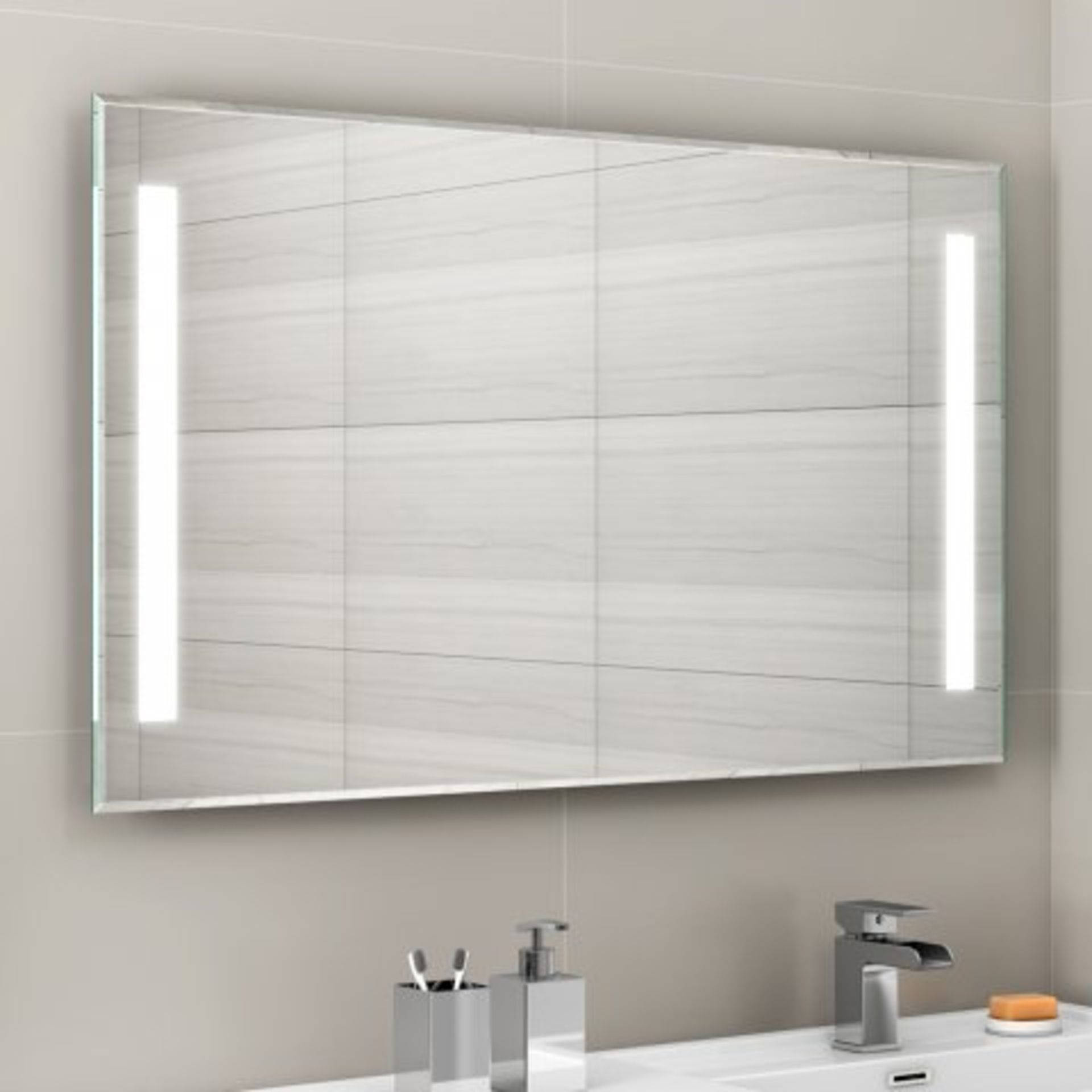 (I71) 1000x600mm Omega Illuminated LED Mirror. RRP £399.99. LED Power The LED gives instant