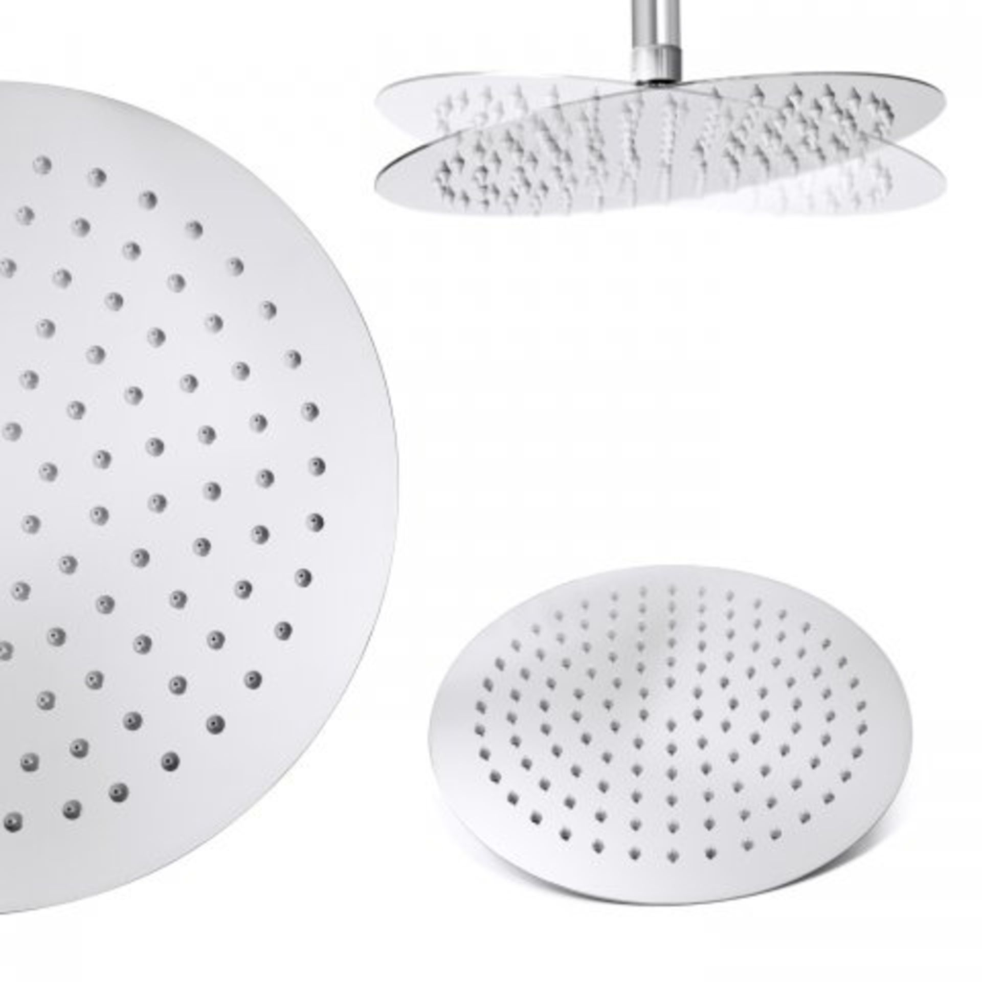 (I54) Round Exposed Thermostatic Mixer Shower Kit & Large Shower Head RRP £349.99 Designer Style Our - Bild 4 aus 6