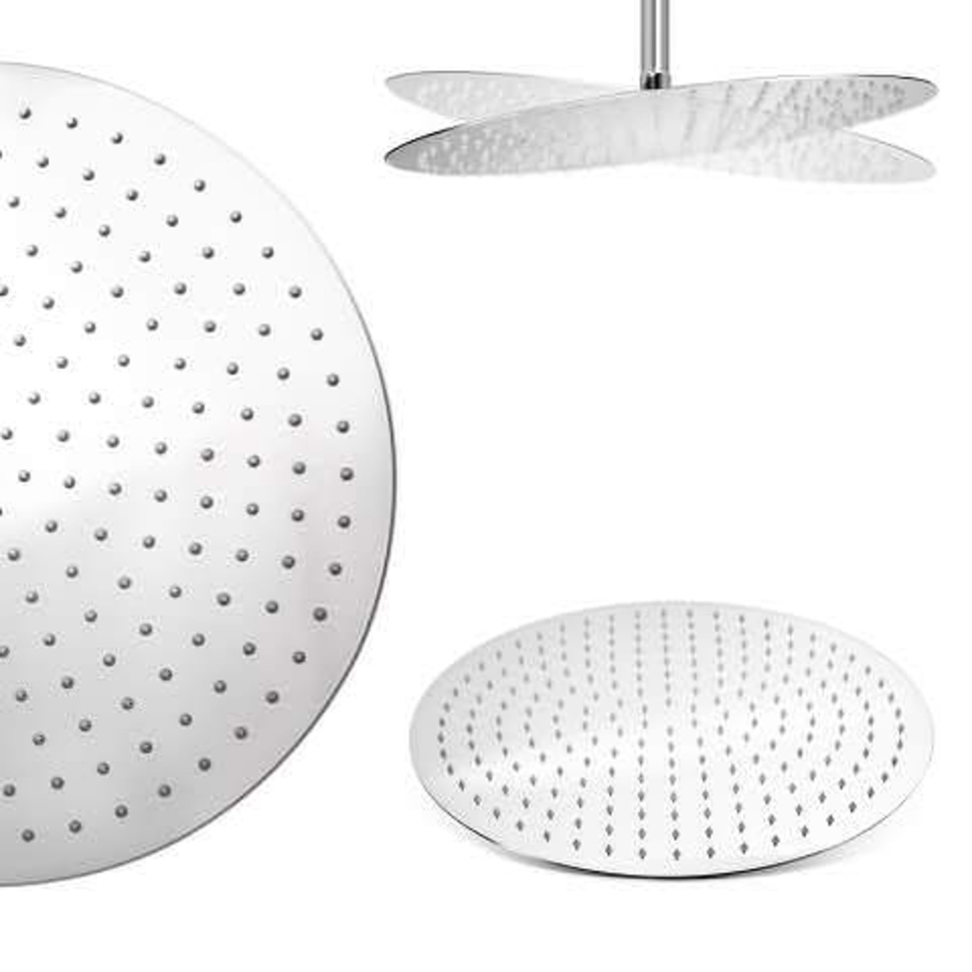 (I165) Stainless Steel 400mm Round Shower Head. RRP £124.99. Look no further than our lightweight - Image 2 of 2