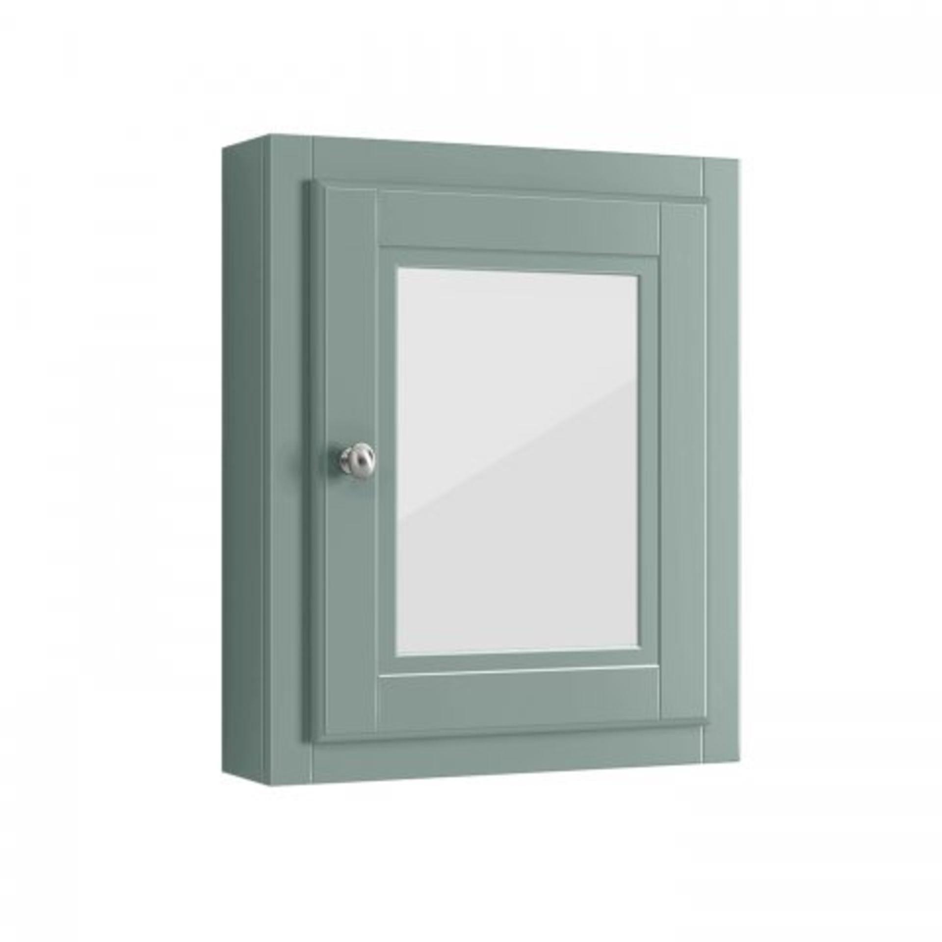 (V51) Cambridge Single Door Mirror Cabinet - Marine Mist RRP £224.99 Our Interior Designer says... - Image 4 of 4