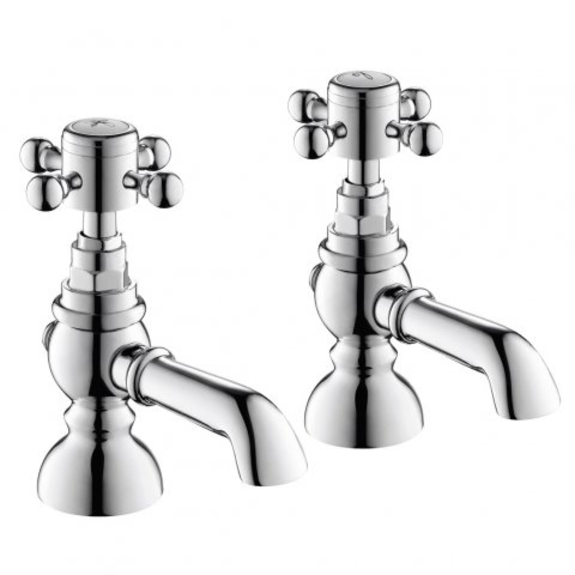 (V80) Victoria II Traditional Hot and Cold Basin Taps Our great range of traditional taps are - Image 3 of 3