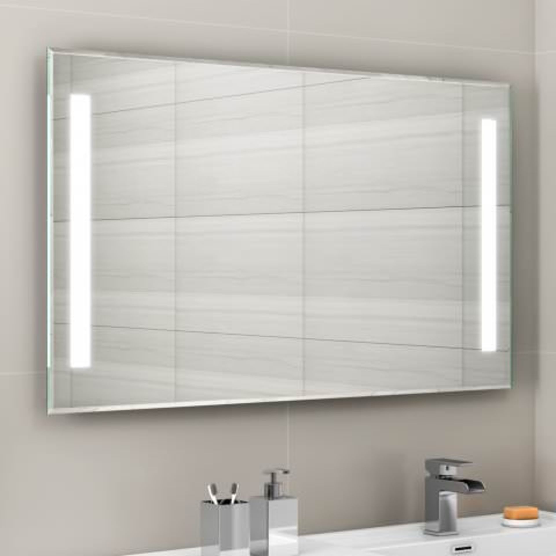 (I71) 1000x600mm Omega Illuminated LED Mirror. RRP £399.99. LED Power The LED gives instant - Image 3 of 3