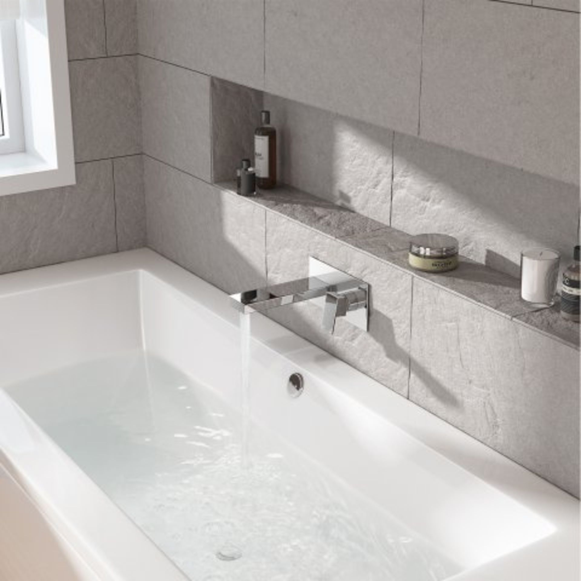 (I67) Harper Wall Mounted Bath Filler This wall mounted basin taps adds a touch of luxury to your - Image 2 of 3