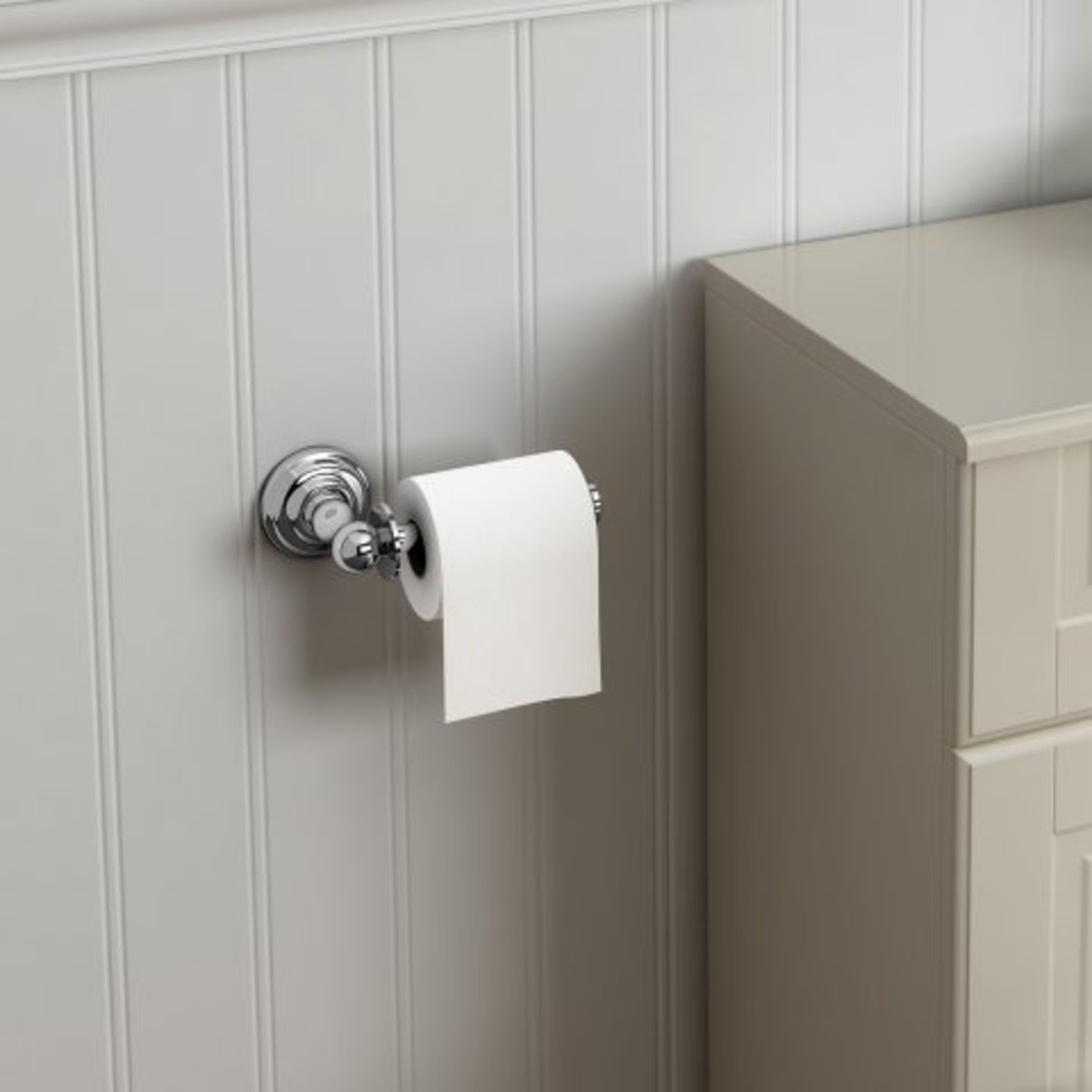 (V73) York Toilet Roll Holder Paying attention to detail can massively uplift your bathroom d?cor. - Image 2 of 2