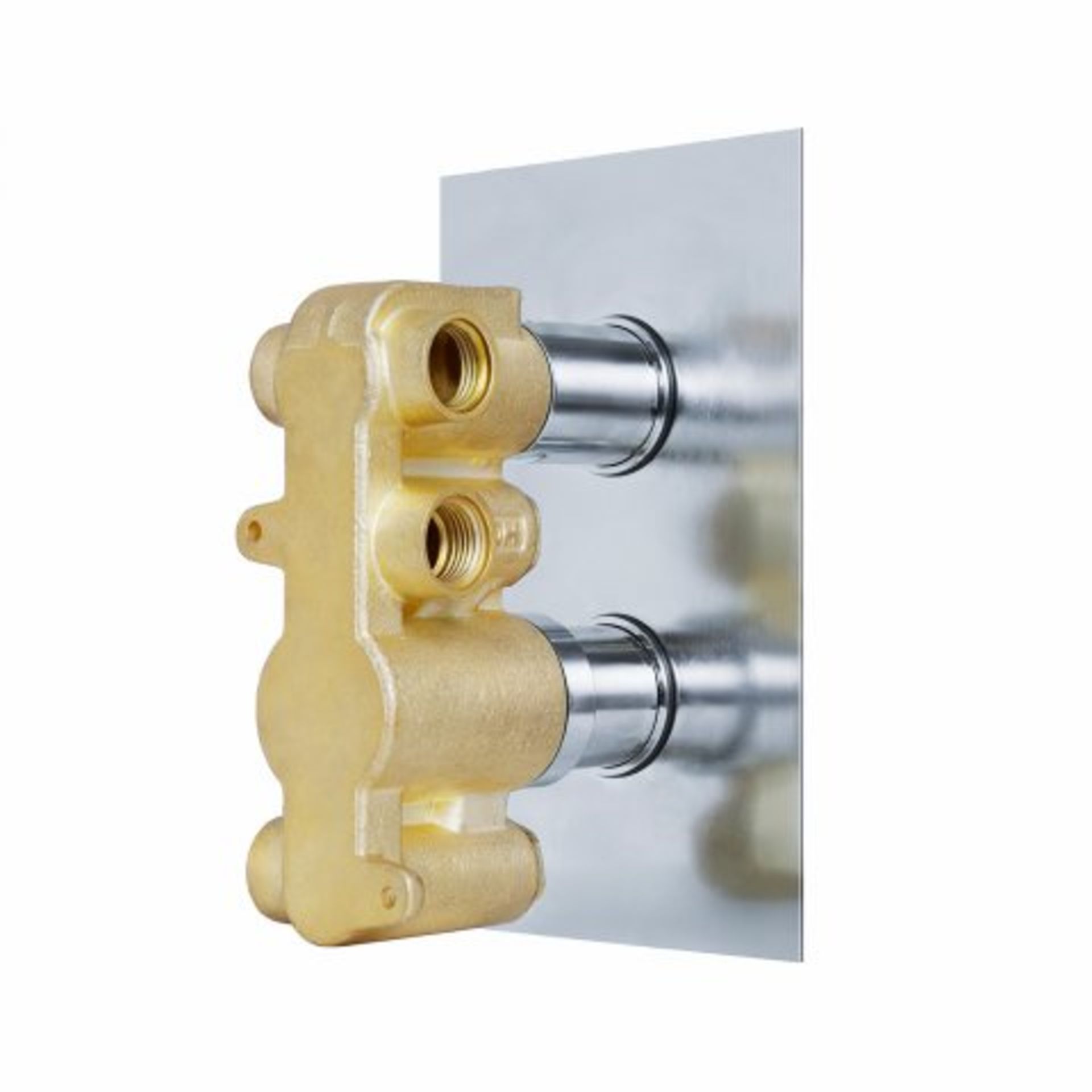 (I60) Round Two Way Concealed Valve. RRP £299.99. These shiny chrome plated mixer valves do much - Bild 2 aus 2