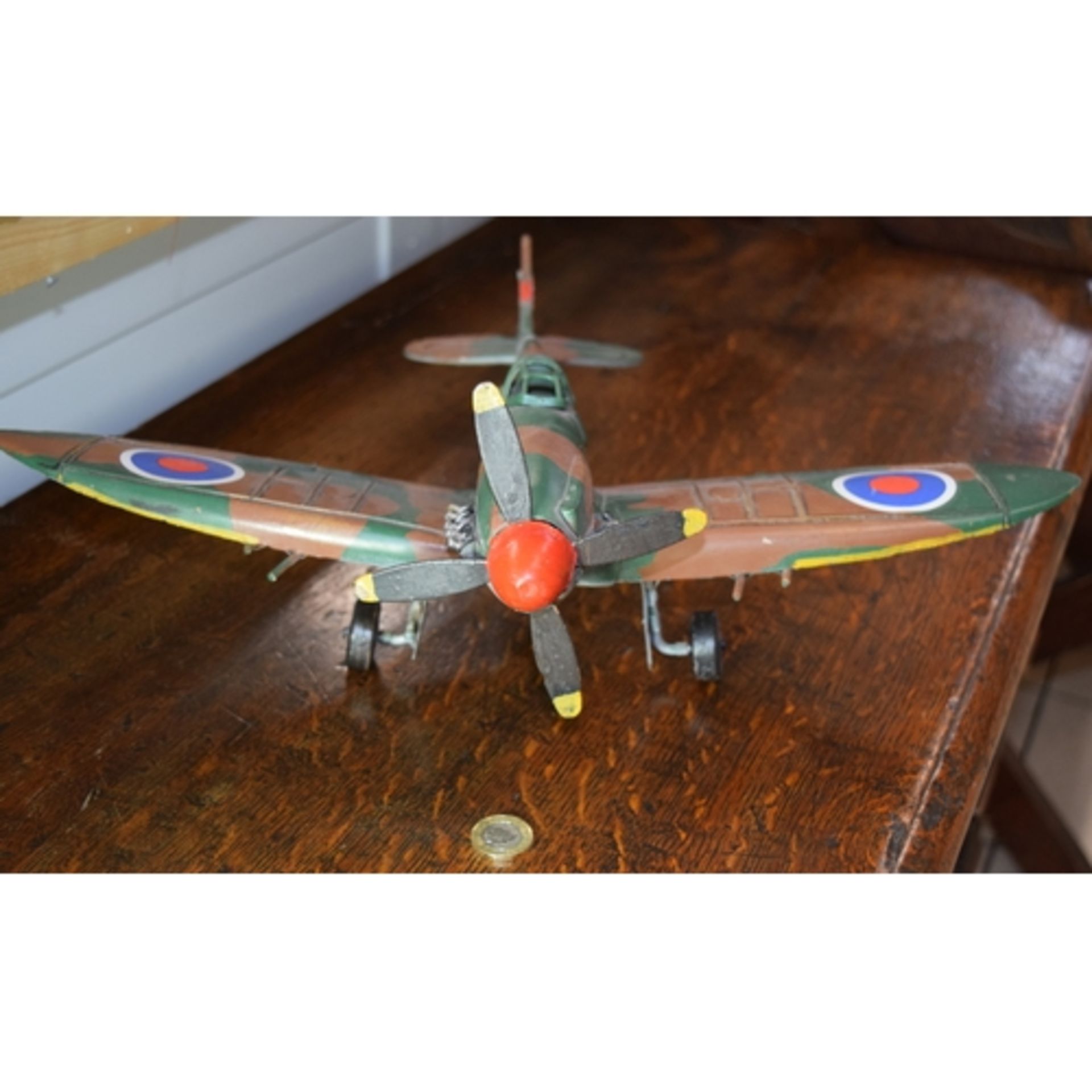 Tinplate Model Spitfire - Image 2 of 2