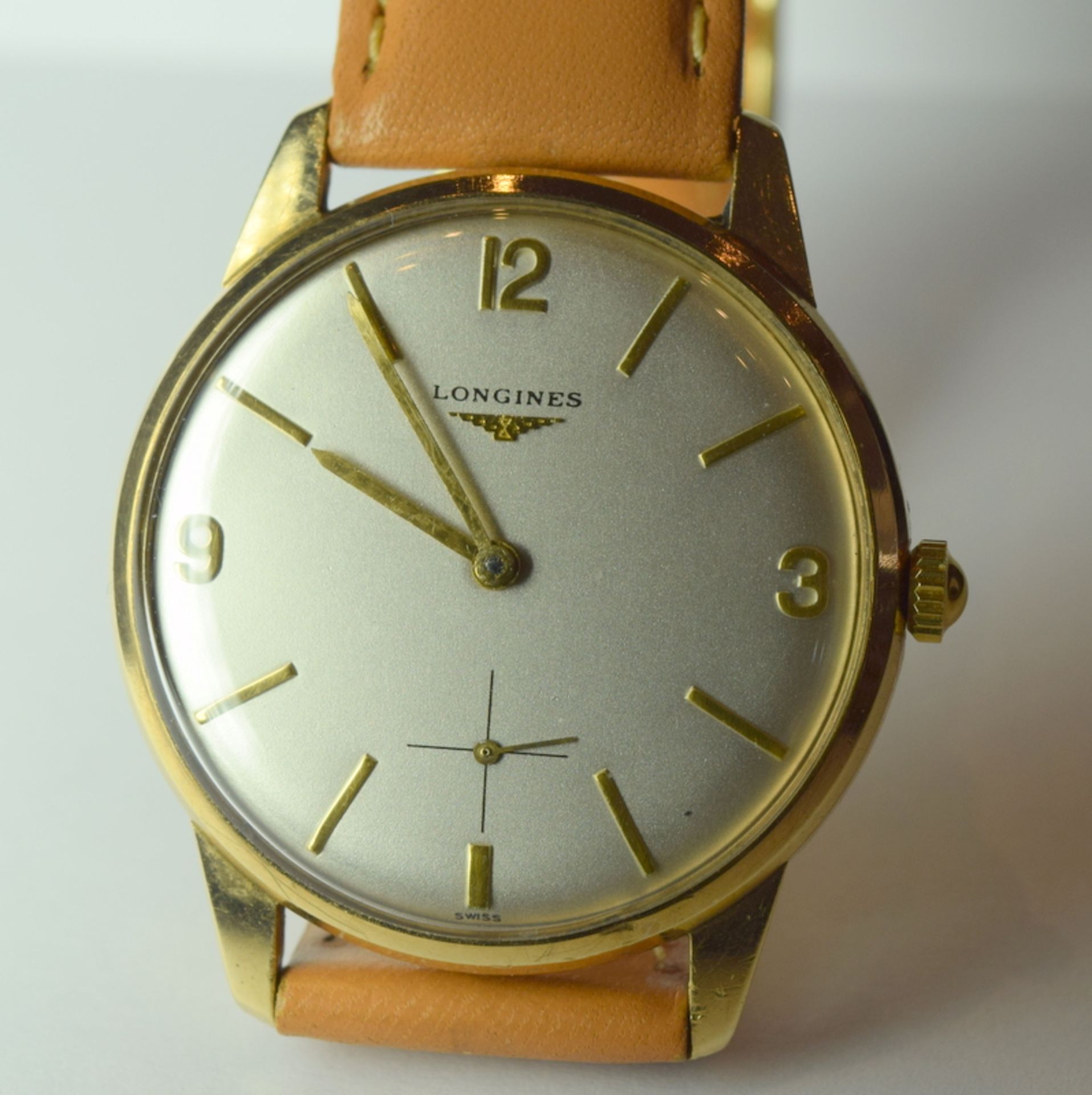 Longines 9ct Gold Manual Wind Watch - Image 2 of 5