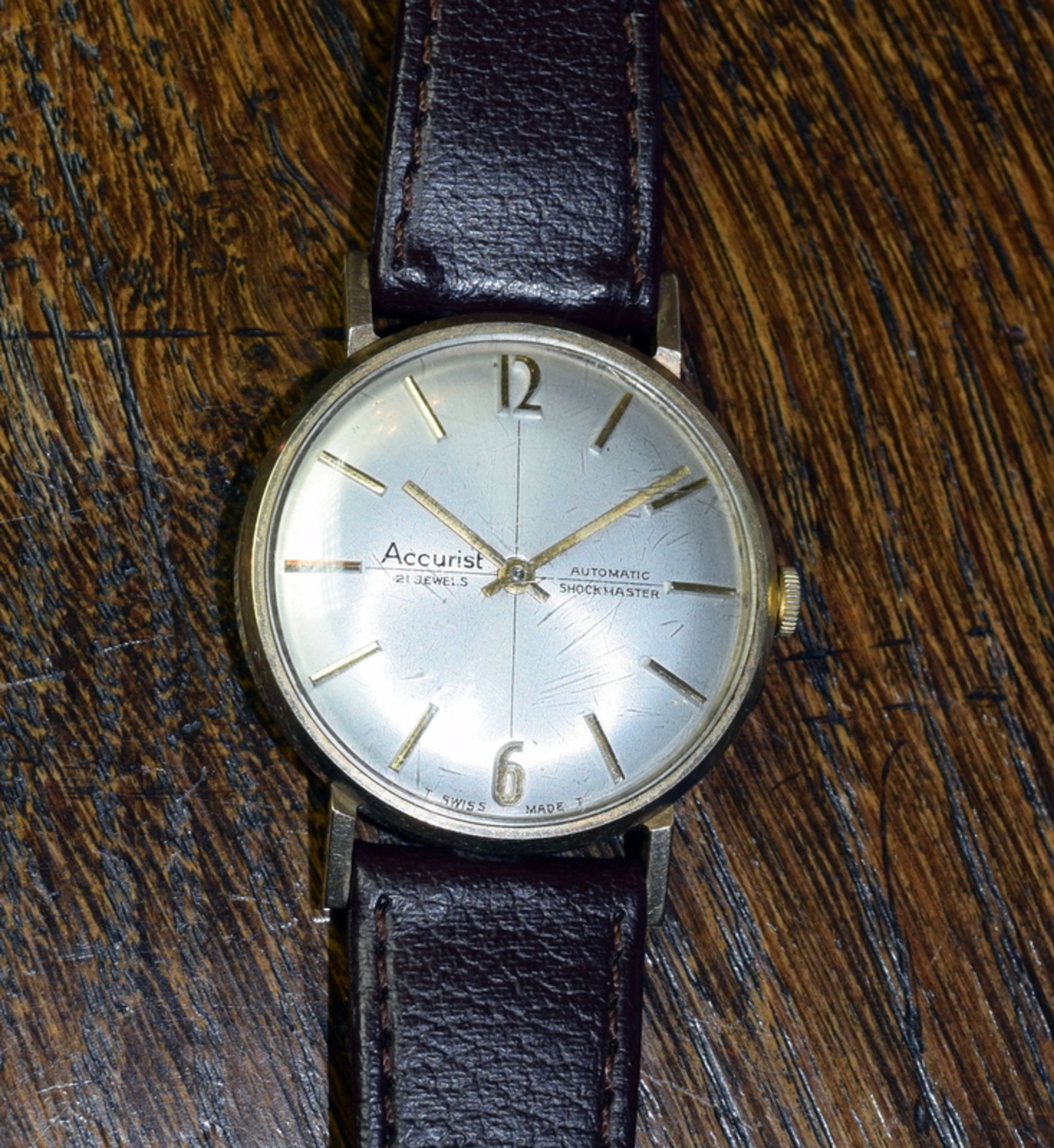 9ct Gold Gentleman's Accurist Automatic Watch - Image 3 of 5