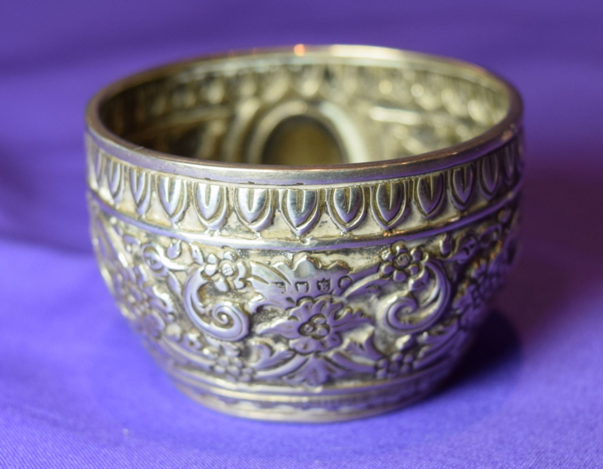 Pair Of Silver Salts c1880 - Image 3 of 4