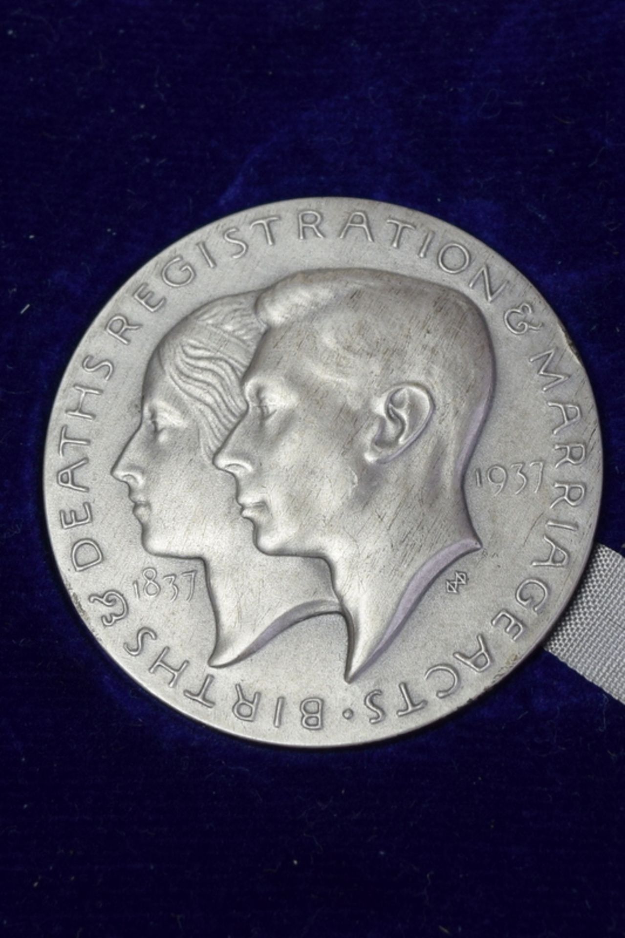 Silver Anniversary Coin 1837-1937 Births Deaths And Marriages Act