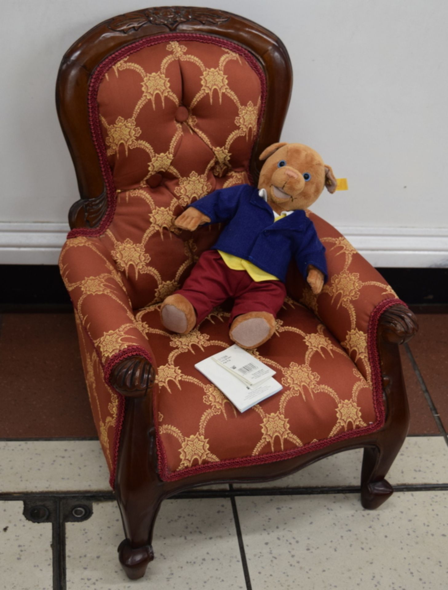 Child's Chesterfield Button-back chair In lovely condition