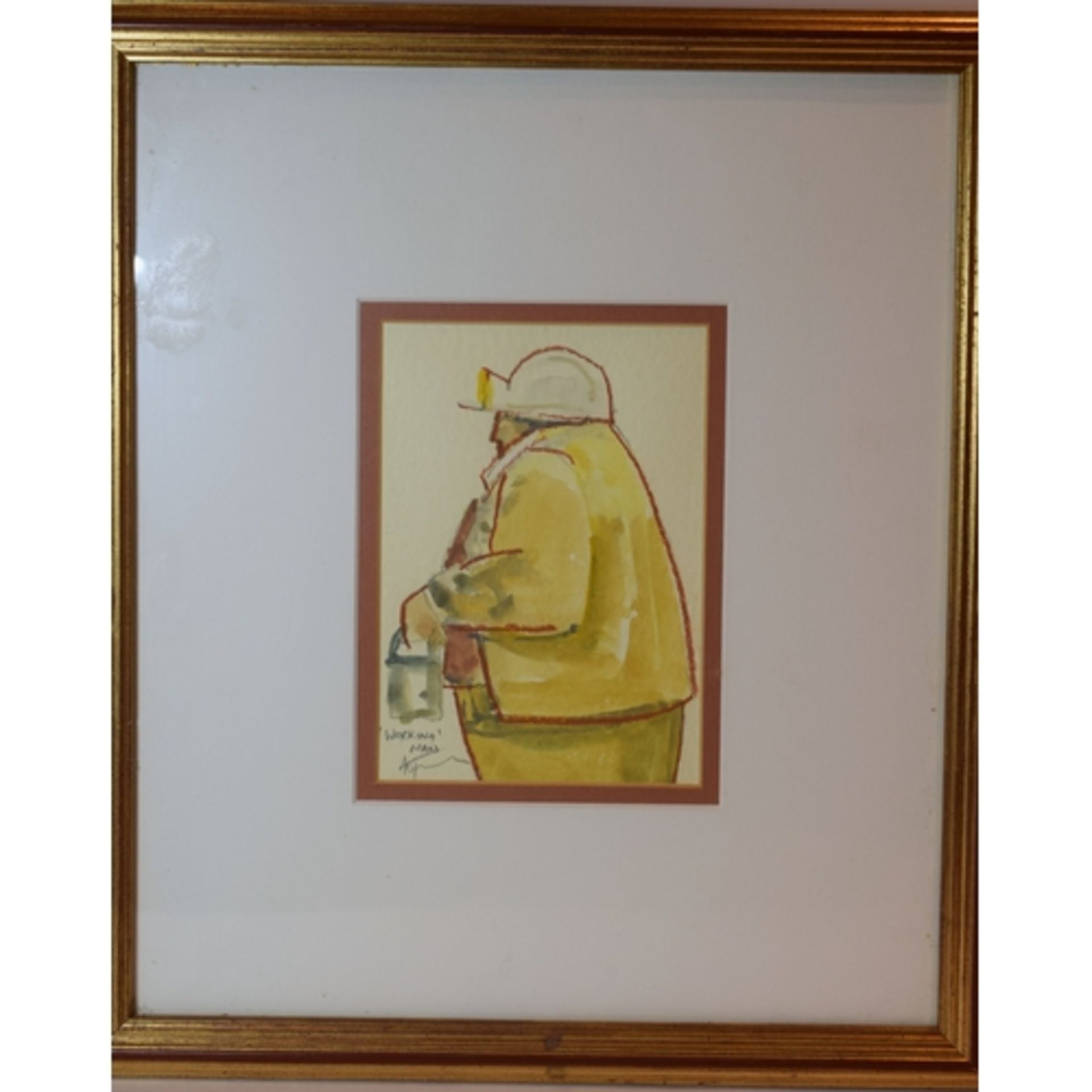 Working Man By Andrew Douglas-Forbes - No Reserve. - Image 2 of 2