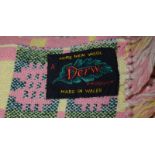 Derw Vintage Welsh Woolen Blanket No Reserve