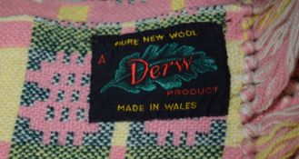 Derw Vintage Welsh Woolen Blanket No Reserve