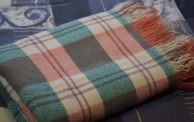 Vintage Welsh Woolen Blanket No Reserve