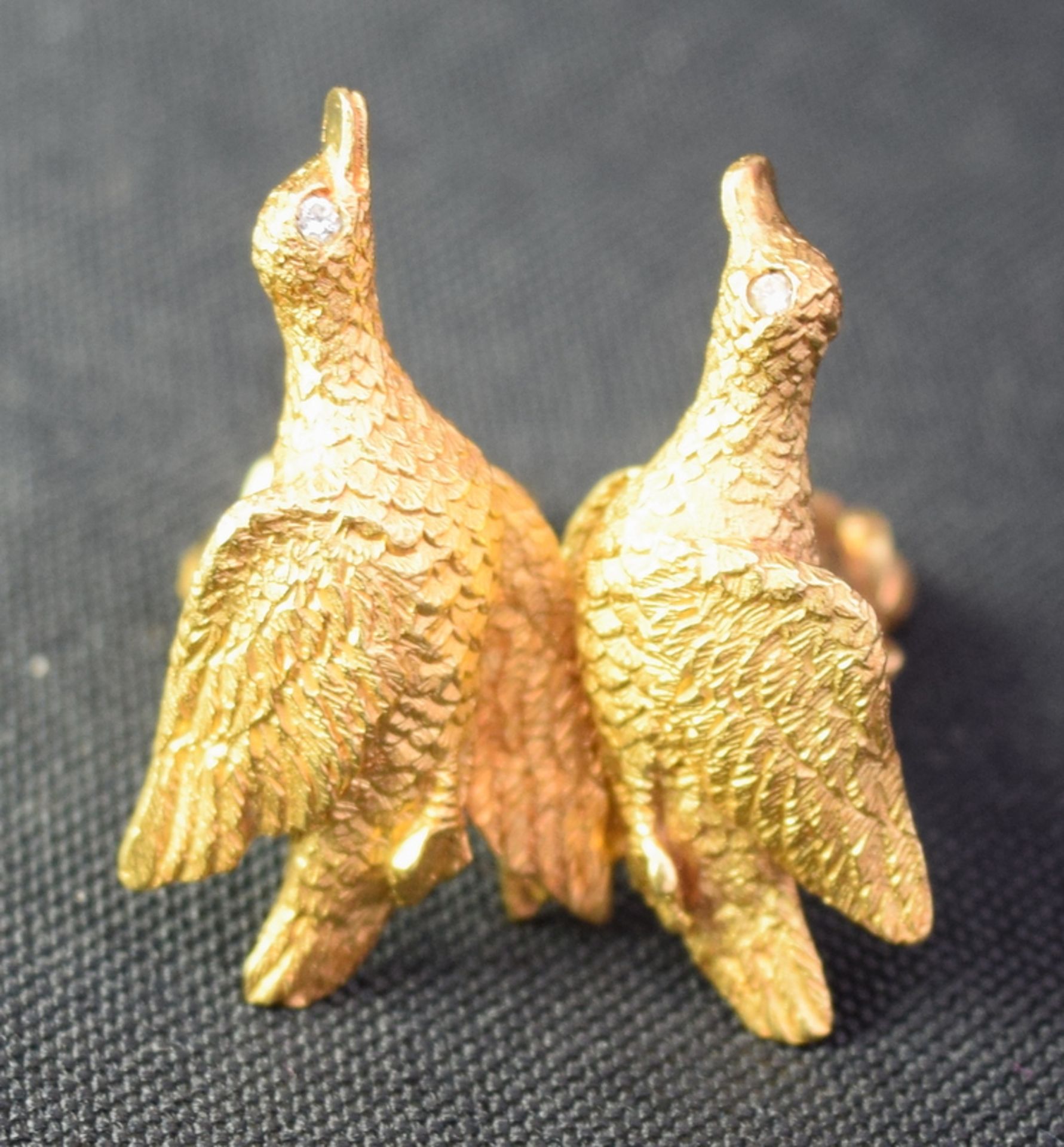 Exquisite Pair Of 18ct Gold Tiffany Cufflinks - Image 3 of 6