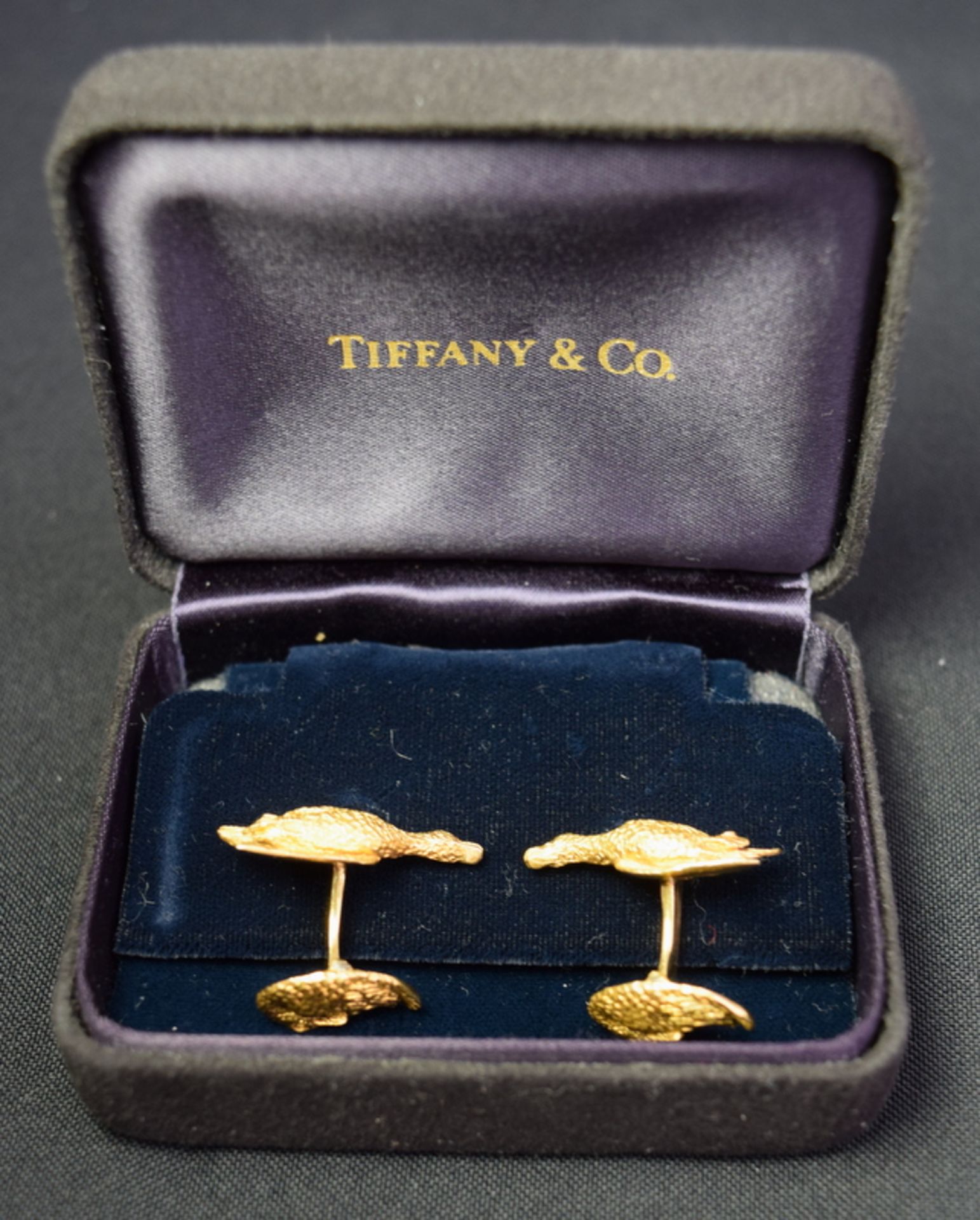 Exquisite Pair Of 18ct Gold Tiffany Cufflinks - Image 2 of 6