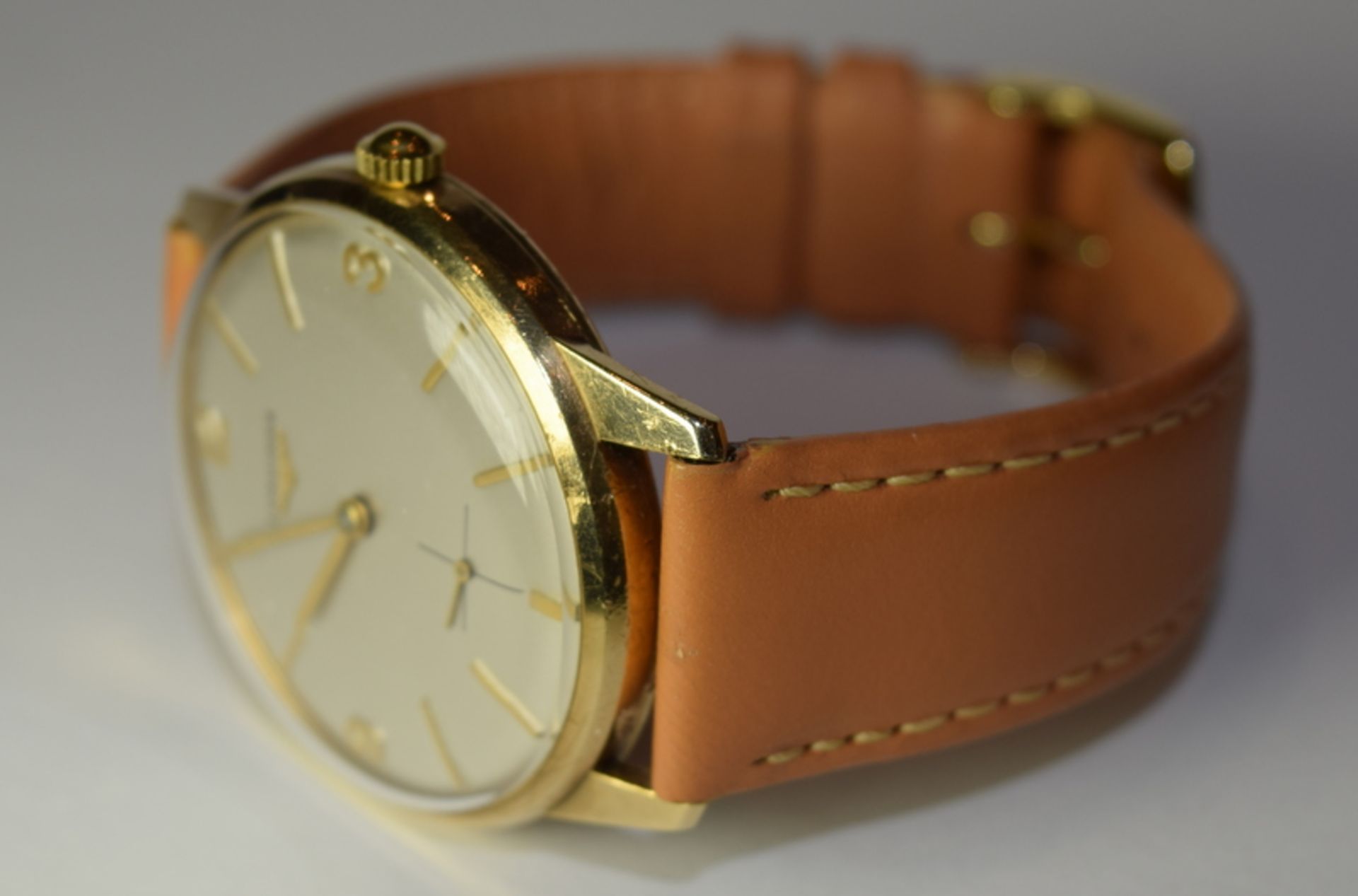 Longines 9ct Gold Manual Wind Watch - Image 3 of 5