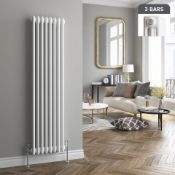 (T69) 1500x380mm White Triple Panel Vertical Colosseum Traditional Radiator RRP £371.99 Classic