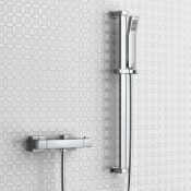 (T209) Square Thermostatic Bar Mixer Kit & Hand Held Shower We pride ourselves on effortlessly