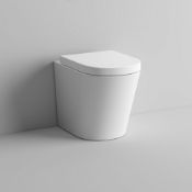 (T117) Lyon Back to Wall Toilet inc Luxury Soft Close Seat RRP £349.99. Long Lasting Quality