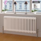 (T56) 450x1008mm White Triple Panel Horizontal Colosseum Traditional Radiator RRP £649.98 For an