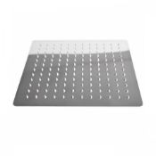 (T104) Square Stainless Steel Large Shower Head - 300mm Look no further than our lightweight