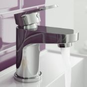 (T113) Boll Mono Basin Mixer Tap - Cloakroom Presenting a contemporary design, this solid brass