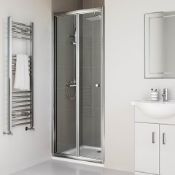 (J22) 900mm - Elements Bi Fold Shower Door RRP £299.99 Budget Solution Our entry level range of