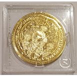 Collectable Coin The Millionaires Collection Gilt 925 Silver Ltd Edition Edward III Double Leopard