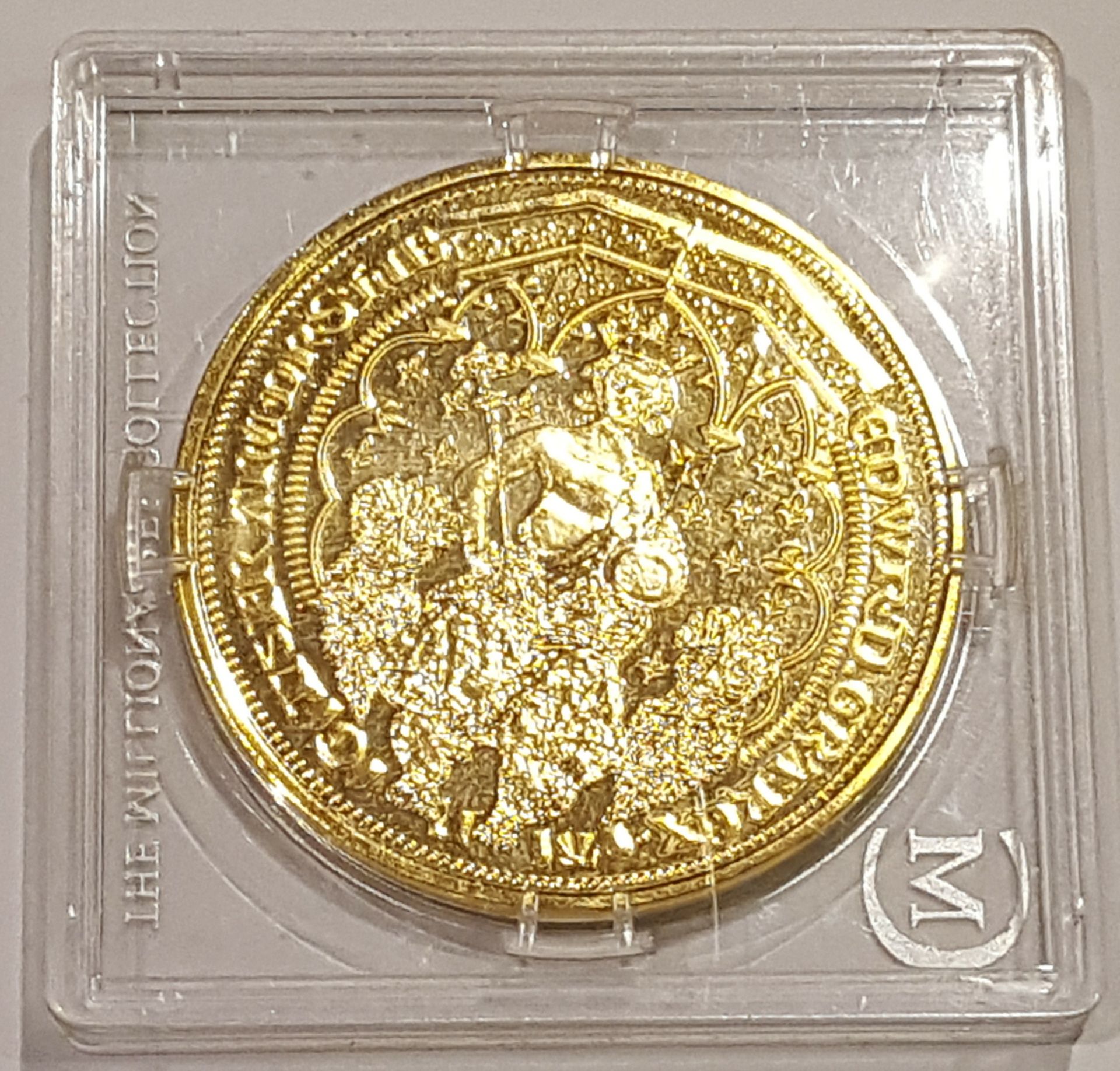 Collectable Coin The Millionaires Collection Gilt 925 Silver Ltd Edition Edward III Double Leopard