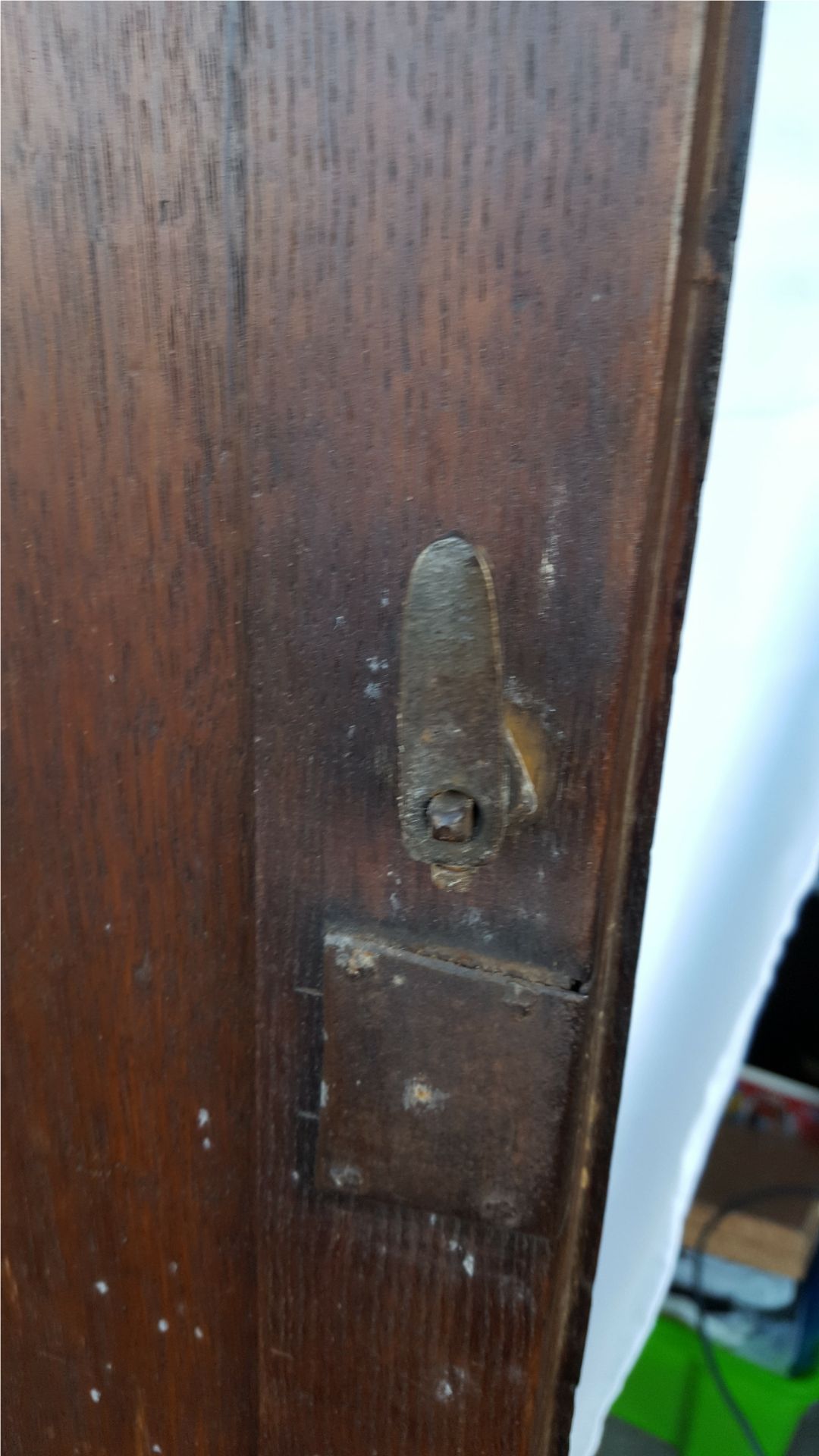 Antique Farmhouse Oak Corner Cupboard - Image 4 of 5