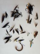32 Assorted Fishing Flies in box