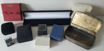 Vintage Retro Jewellery Boxes Watch Box & Metal Tobacco Box