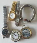 Vintage Retro 6 x Wrist & Fob Watches Includes Constant, Eton, Lucerne