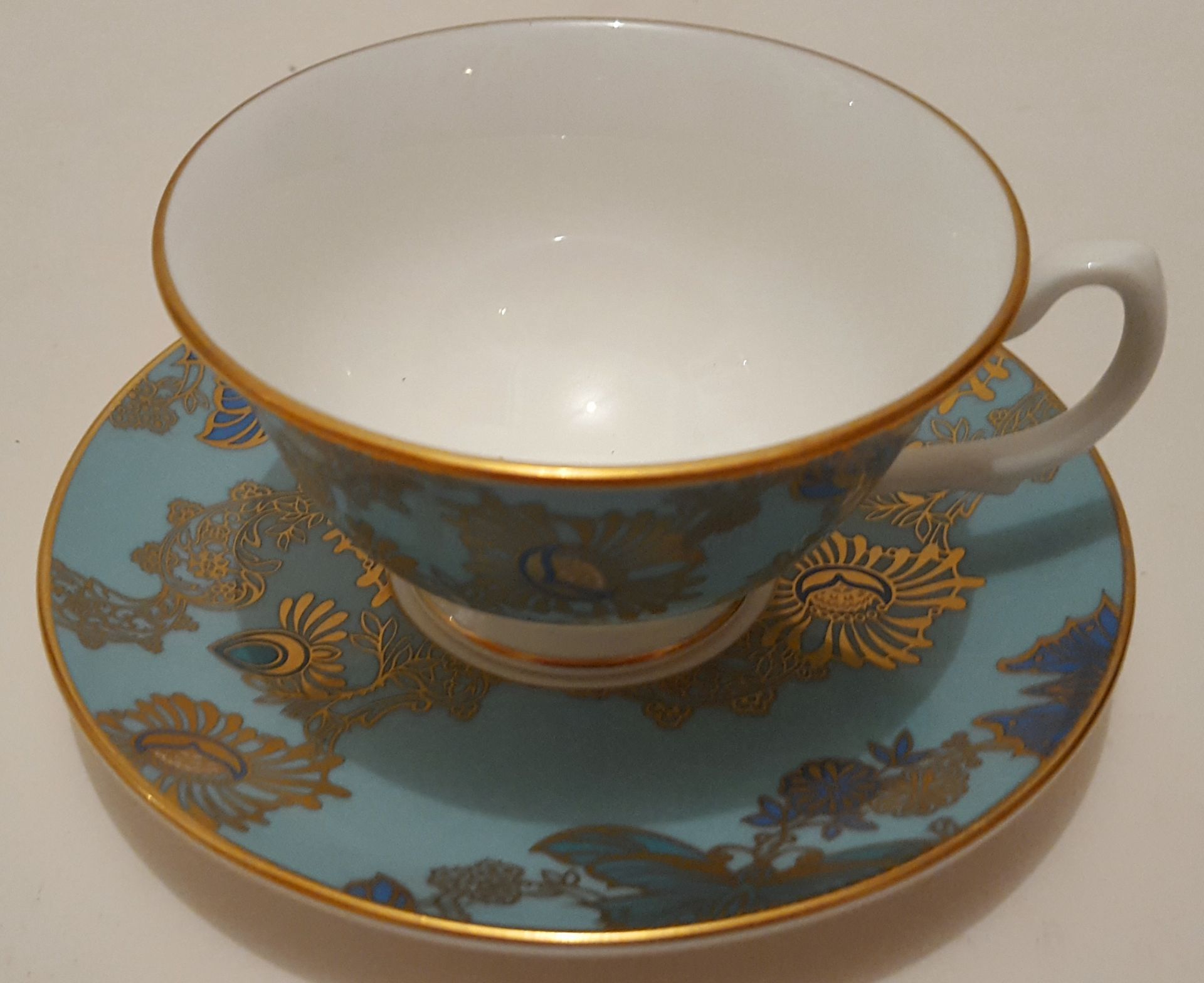 Vintage Retro Fortnum & Mason High Tea Tea Cup & Saucer Butterfly Motif